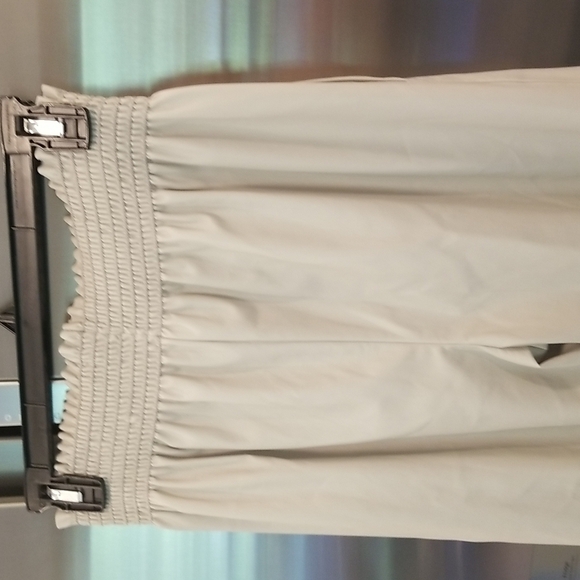 💕TRINA TURK💕 Channel Islands Pant Oyster White Light Beige Neutral Small S NWT - Picture 11 of 12